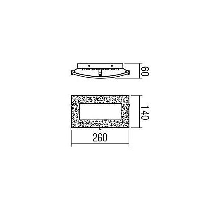 Redo 05-862 - LED Wall light ARTEMIS LED/10W/230V gold
