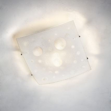 Redo 05-904 - Ceiling light ISIDE 1xE27/42W/230V 30x30 cm clear