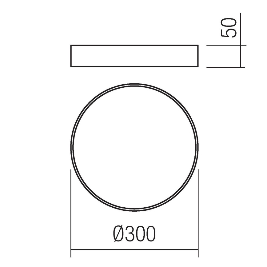 Redo 05-928 - LED Ceiling light KNOB LED/24W/230V 3000K-6500K 30 cm white