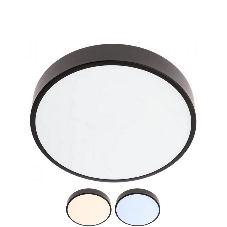 Redo 05-930 - LED Ceiling light KNOB LED/24W/230V 3000K-6500K 30 cm black