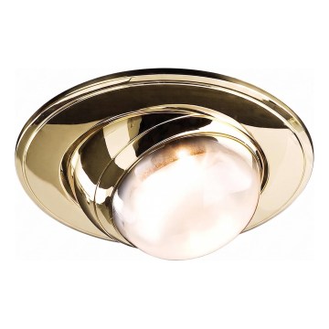 Redo 70069 - Recessed ceiling light TR 1xE14/28W/230V gold