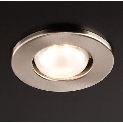 Redo 70215 - Recessed ceiling light FR 1xE14/30W/230V matte chrome