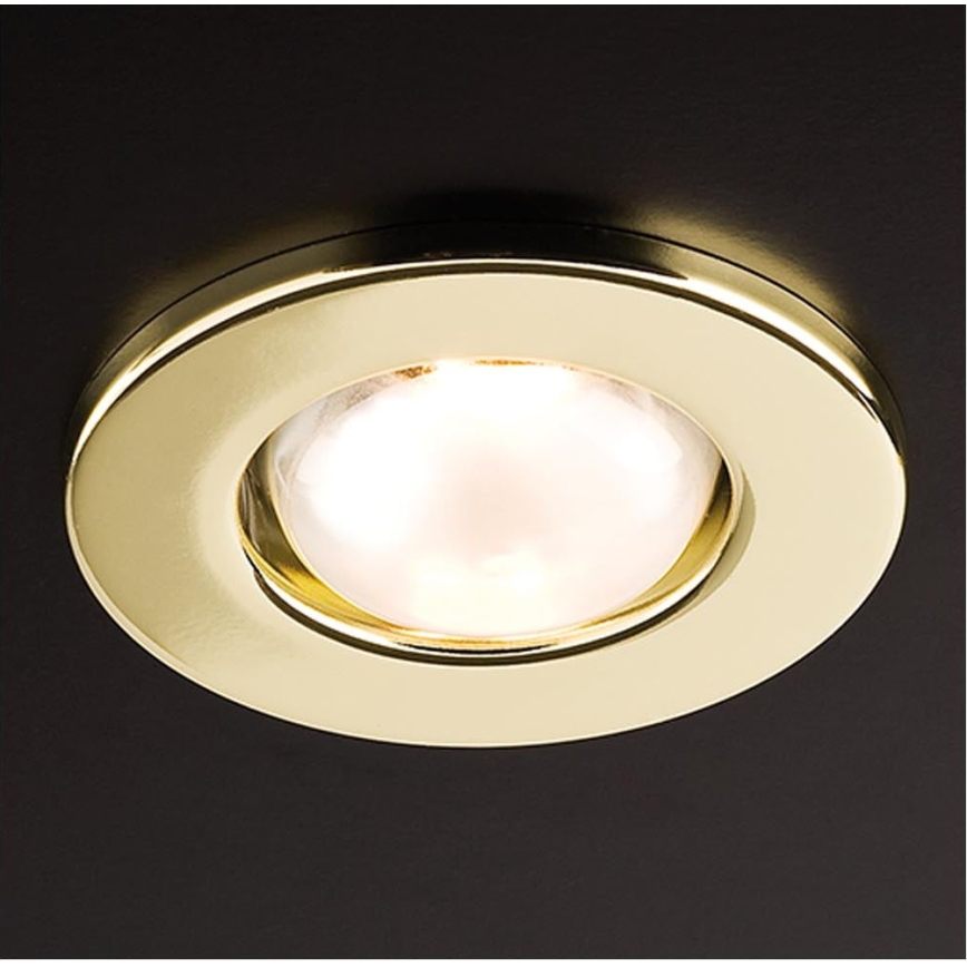 Redo 70216 - Recessed ceiling light FR 1xE14/30W/230V gold
