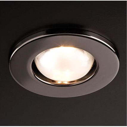 Redo 70217 - Recessed ceiling light FR 1xE14/30W/230V black chrome