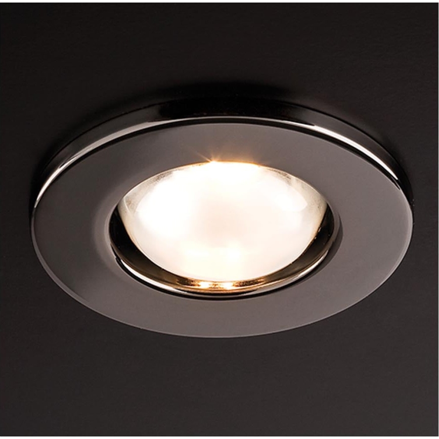 Redo 70217 - Recessed ceiling light FR 1xE14/30W/230V black chrome