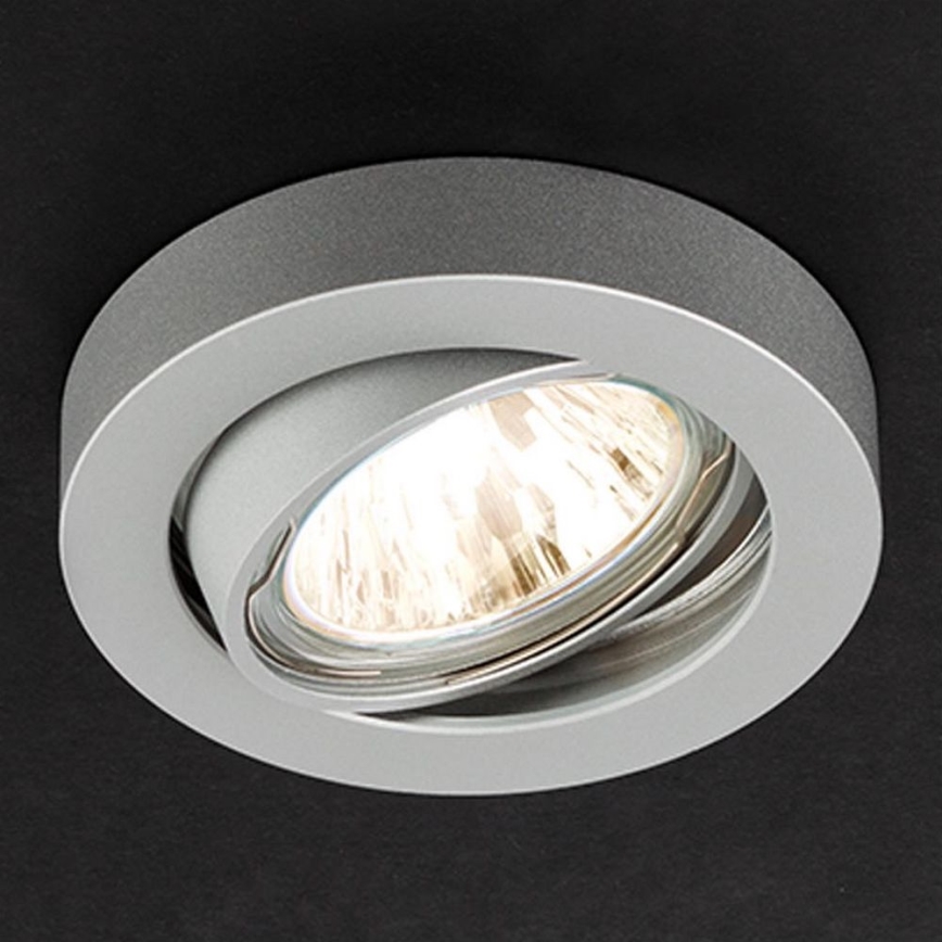Redo 70280 - Recessed downlight MT 1xGU5,3/50W/12V silver