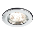 Redo 70308 - Recessed light MT 1xGU5,3/50W/12V shiny chrome