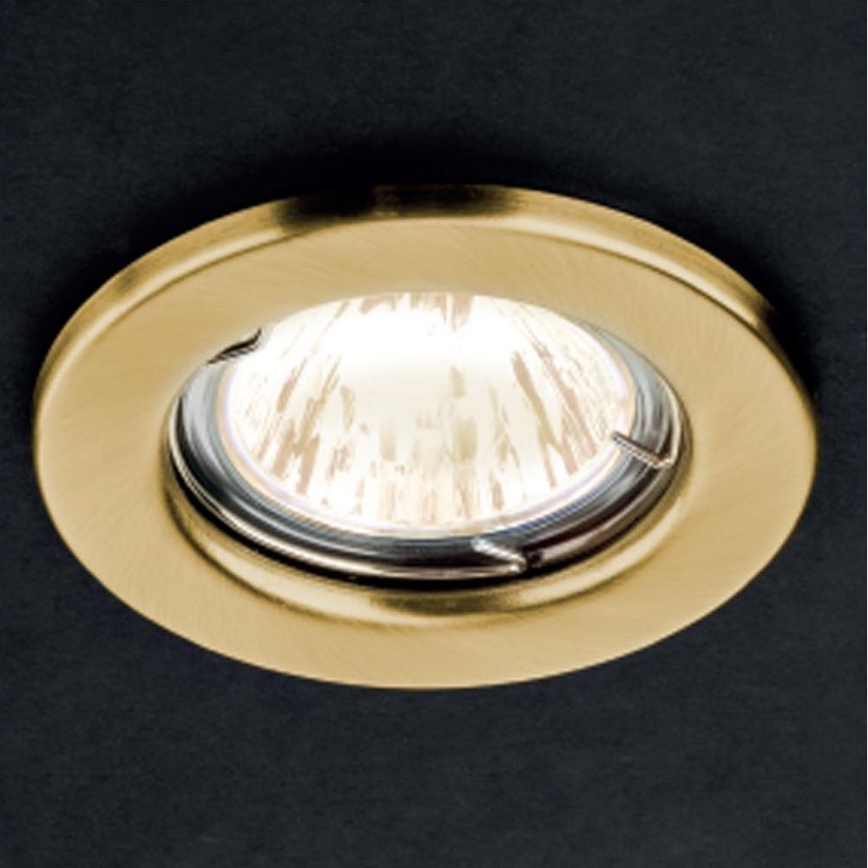 Redo 70310 - Recessed light MT 1xGU5,3/50W/12V brass