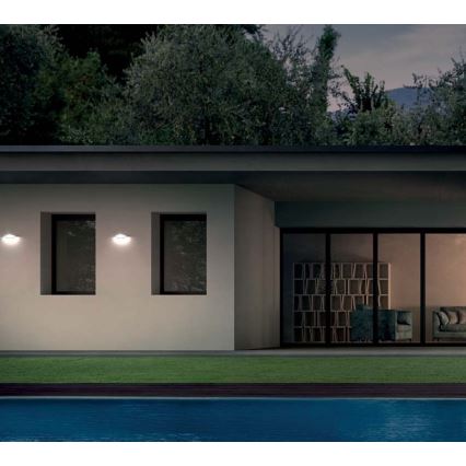 Redo 90002 - Outdoor LED wall light CHALET 1xLED/8W/230V IP54