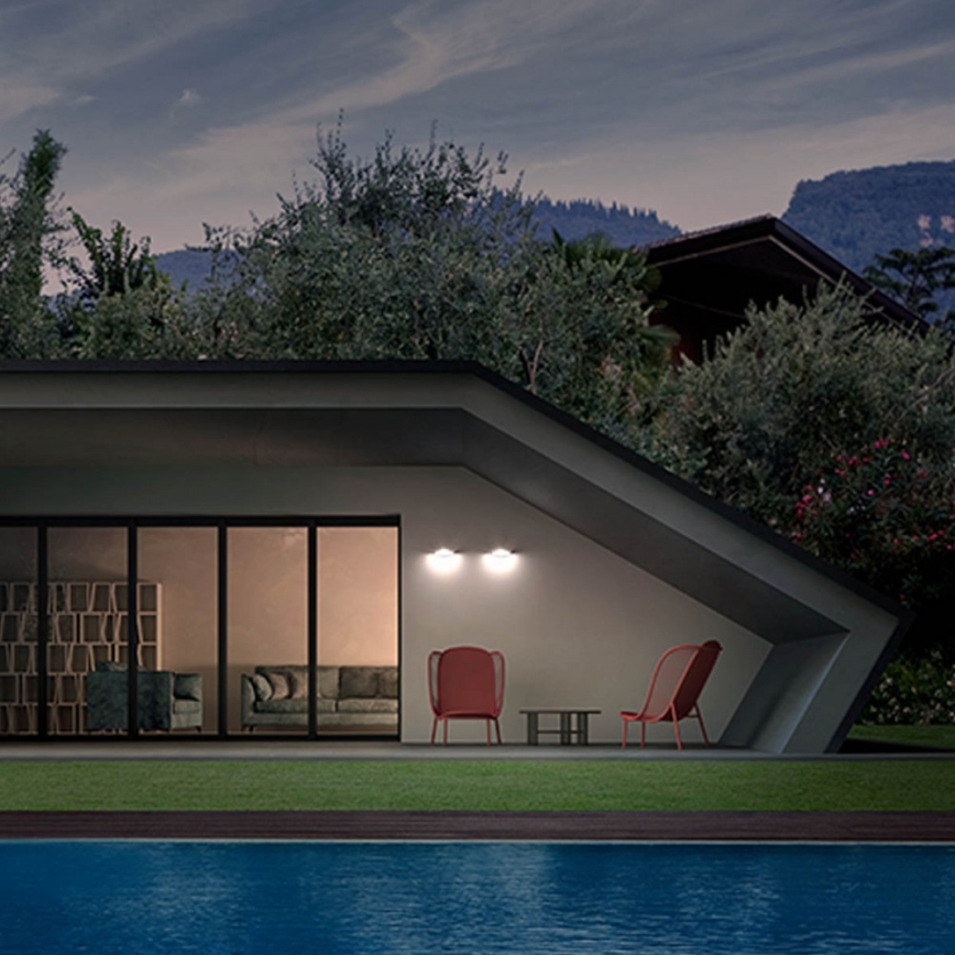 Redo 90002 - Outdoor LED wall light CHALET 1xLED/8W/230V IP54