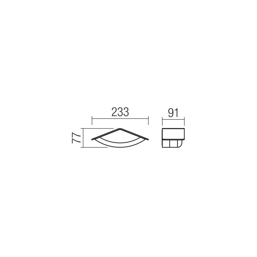 Redo 90002 - Outdoor LED wall light CHALET 1xLED/8W/230V IP54