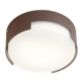 Redo 90004 - LED Outdoor ceiling light SKOR LED/12W/230V d. 15 cm IP54 brown