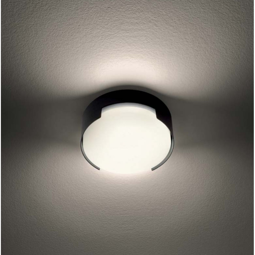 Redo 90004 - LED Outdoor ceiling light SKOR LED/12W/230V d. 15 cm IP54 brown