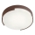 Redo 90006 - LED Outdoor ceiling light SKOR LED/16W/230V d. 25 cm IP54 brown