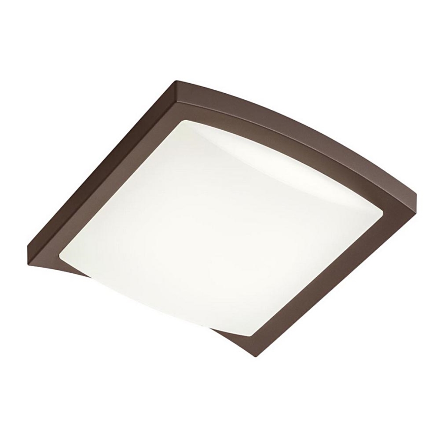 Redo 90008 - LED Outdoor ceiling light TALLIN LED/21W/230V 24,5x24,5 cm IP54 brown