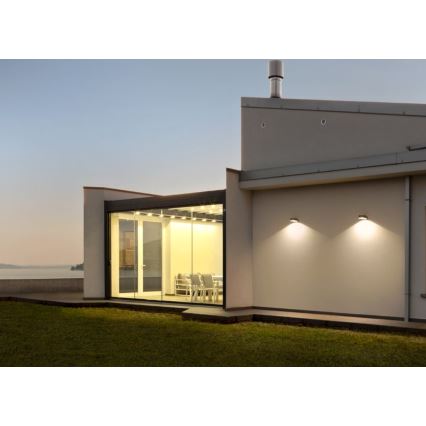 Redo 90046 - Outdoor LED wall light PHASER LED/12W/230V IP54