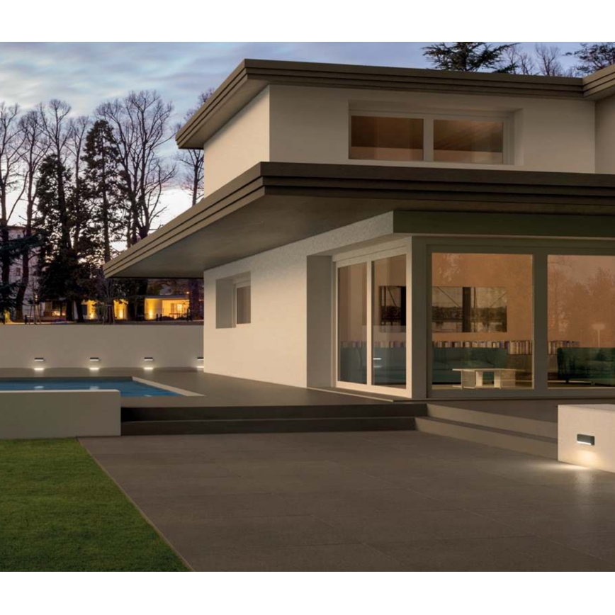 Redo 90070 - Outdoor LED wall light SAPO 1xLED/3W/230V IP65