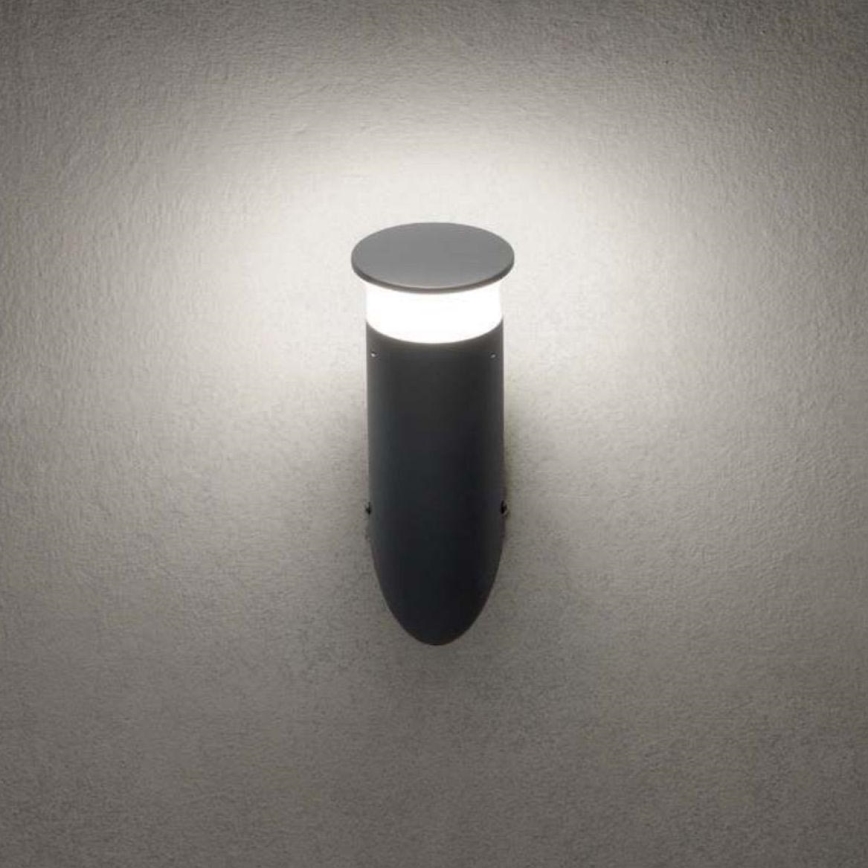 Redo 90073 - LED Outdoor wall light ALGON LED/9W/230V IP65 black