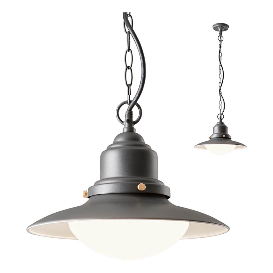 Redo 90094 - Outdoor chandelier on a chain ELIO 1xE27/42W/230V IP44