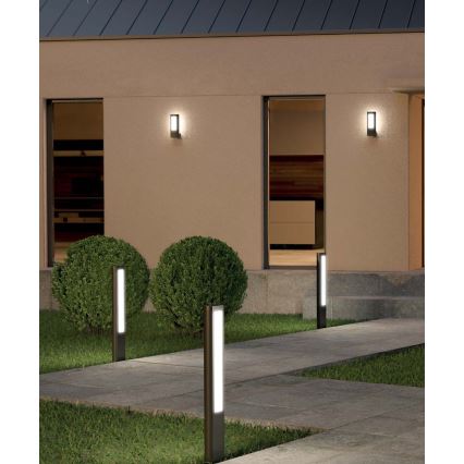 Redo 90125 - LED Outdoor Lamp DOLMEN LED/12,44W/230V IP54 anthracite