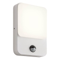 Redo 90132 - LED Outdoor Wall Light with Motion and Dusk Sensor COLIN LED/9W/230V 4000K IP54 White