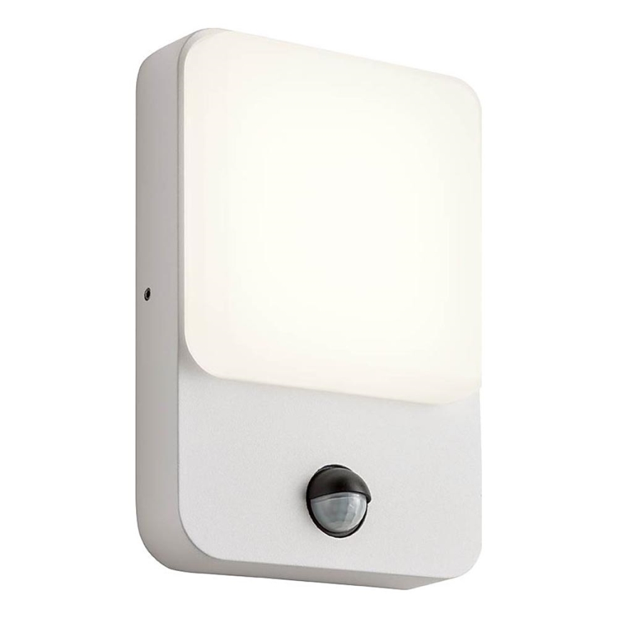 Redo 90132 - LED Outdoor Wall Light with Motion and Dusk Sensor COLIN LED/9W/230V 4000K IP54 White