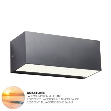Redo 90153 - LAMPRIS LED Outdoor Wall Light 9W/230V IP65