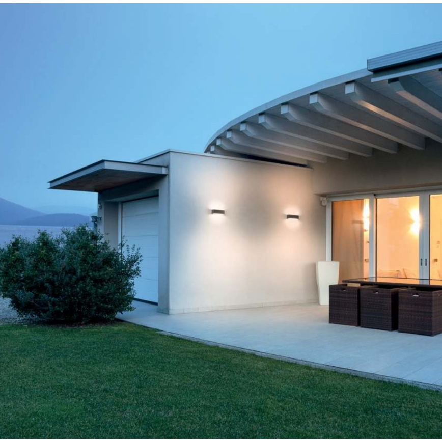 Redo 90153 - LED Outdoor wall light LAMPRIS 1xLED/9W/230V IP65