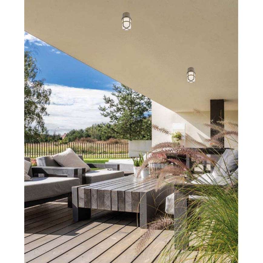 Redo 90193 - Outdoor spotlight TRITON 1xE27/28W/230V IP54 brass