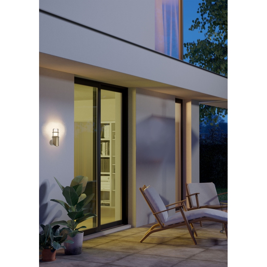 Redo 90196 - Outdoor wall light TRITON 1xE27/28W/230V IP54 brass
