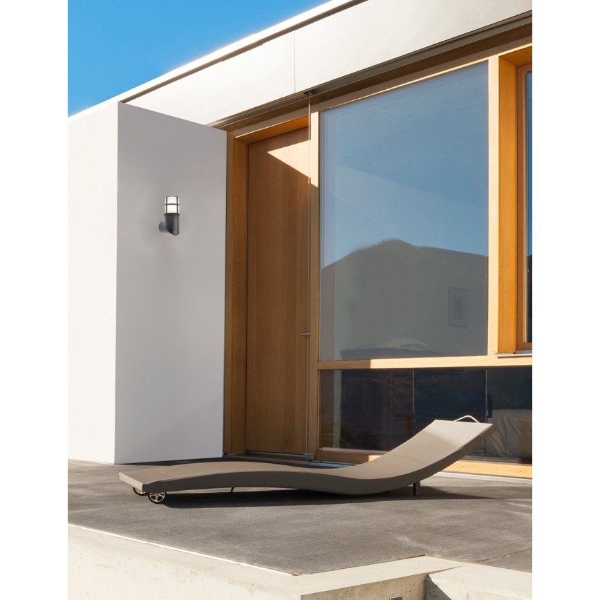Redo 90198 - Outdoor wall light TRITON 1xE27/28W/230V IP54 black