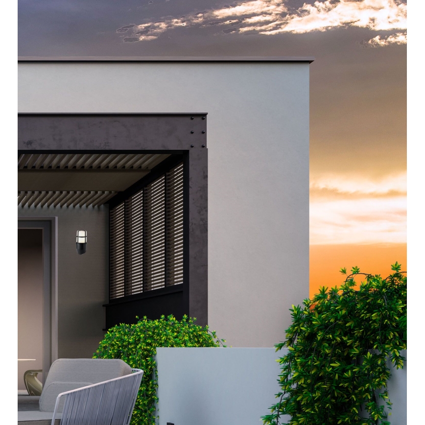 Redo 90204 - Outdoor wall light TRITON 1xE27/28W/230V IP54 black