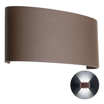 Redo 90227 - LED Outdoor wall light FABO LED/6W/230V 3000K IP54 brown