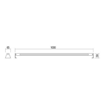 Redo 90242 - LED Outdoor Lamp TACK IP65 LED/15W/230V 3000K IP65 Anthracite