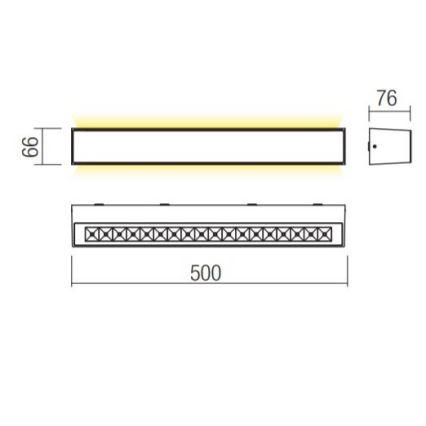 Redo 90259 - AROOS LED Outdoor Wall Light 21W/230V 3000K IP65 White