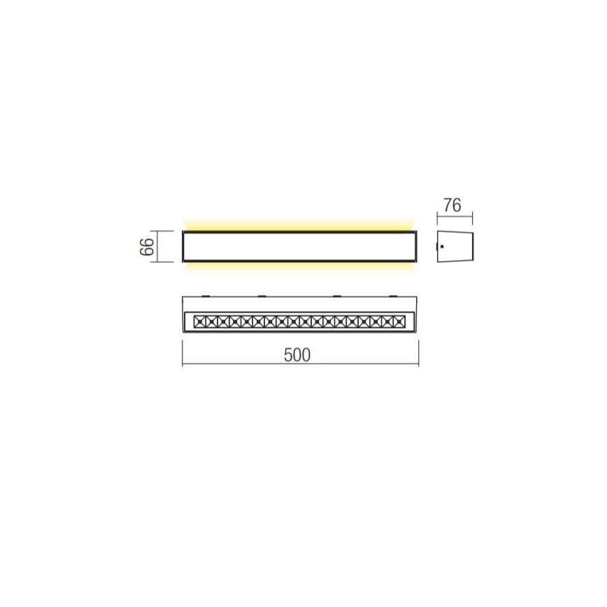 Redo 90259 - AROOS LED Outdoor Wall Light 21W/230V 3000K IP65 White