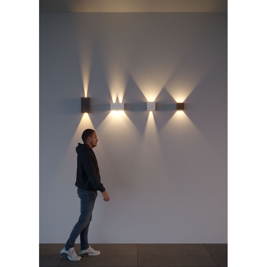 Redo 90294 - VARY LED outdoor wall light 2xLED/10W/230V 3000K IP54 white