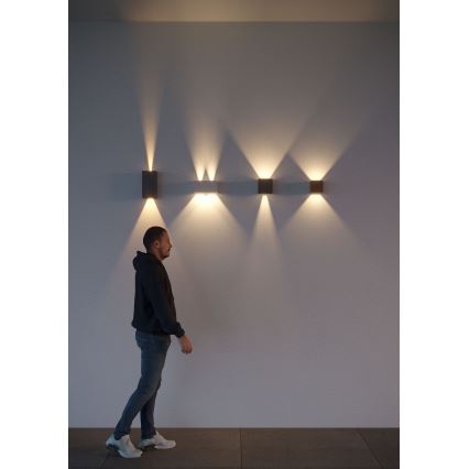 Redo 90298 - VARY LED Outdoor Wall Light 2xLED/10W/230V 3000K IP54 brown