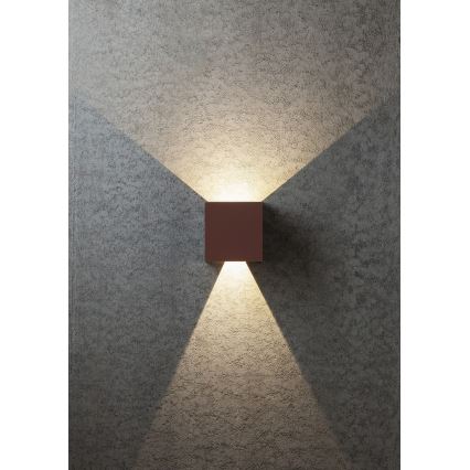 Redo 90298 - VARY LED Outdoor Wall Light 2xLED/10W/230V 3000K IP54 brown