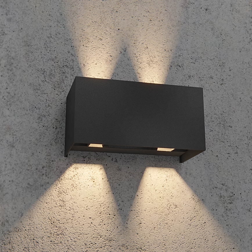 Redo 90302 - VARY LED Outdoor Wall Light 4xLED/5W/230V 3000K IP54 Anthracite