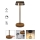 Redo 90308 - LED Dimmable touch table lamp ILUNA LED/2,5W/5V 2700-3000K 3000 mAh IP65 brown