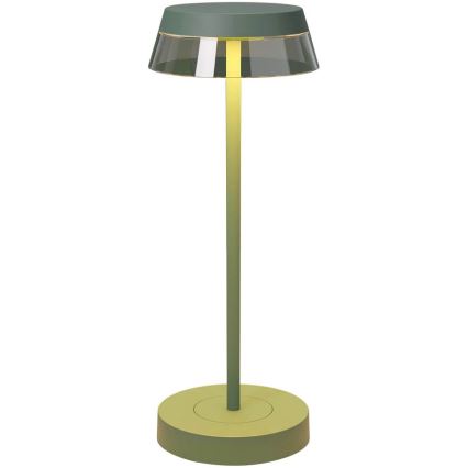 Redo 90309 - LED Dimmable touch table lamp ILUNA LED/2,5W/5V 2700-3000K 3000 mAh IP65 green