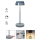 Redo 90310 - LED Dimmable touch table lamp ILUNA LED/2,5W/5V 2700-3000K 3000 mAh IP65 blue