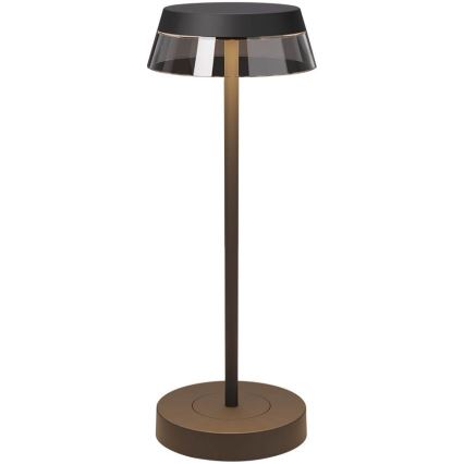 Redo 90312 - LED Dimmable touch table lamp ILUNA LED/2,5W/5V 2700-3000K 3000 mAh IP65 black