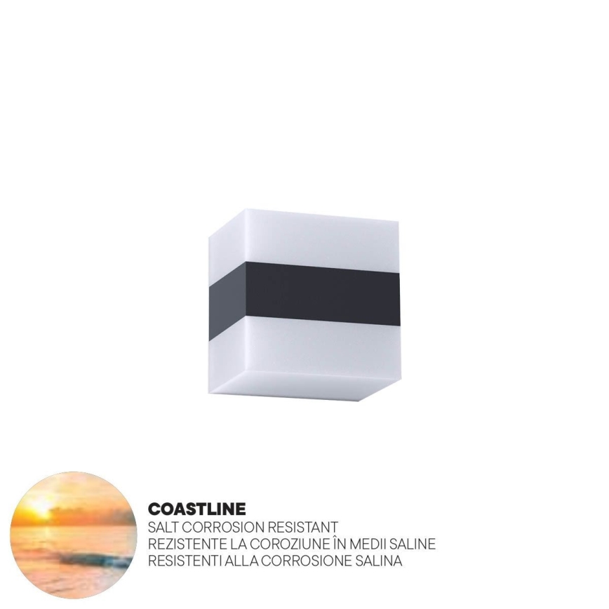 Redo 90322 - LED Outdoor wall light KODIAK LED/5W/230V IP65 white/black
