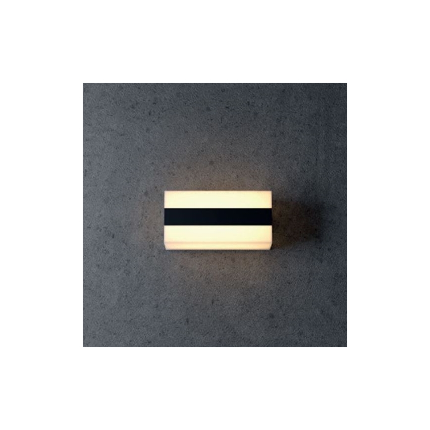 Redo 90326 - LED Outdoor wall light KODIAK LED/8W/230V IP65 white/black