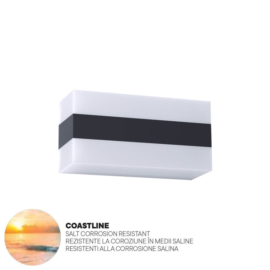 Redo 90326 - LED Outdoor wall light KODIAK LED/8W/230V IP65 white/black