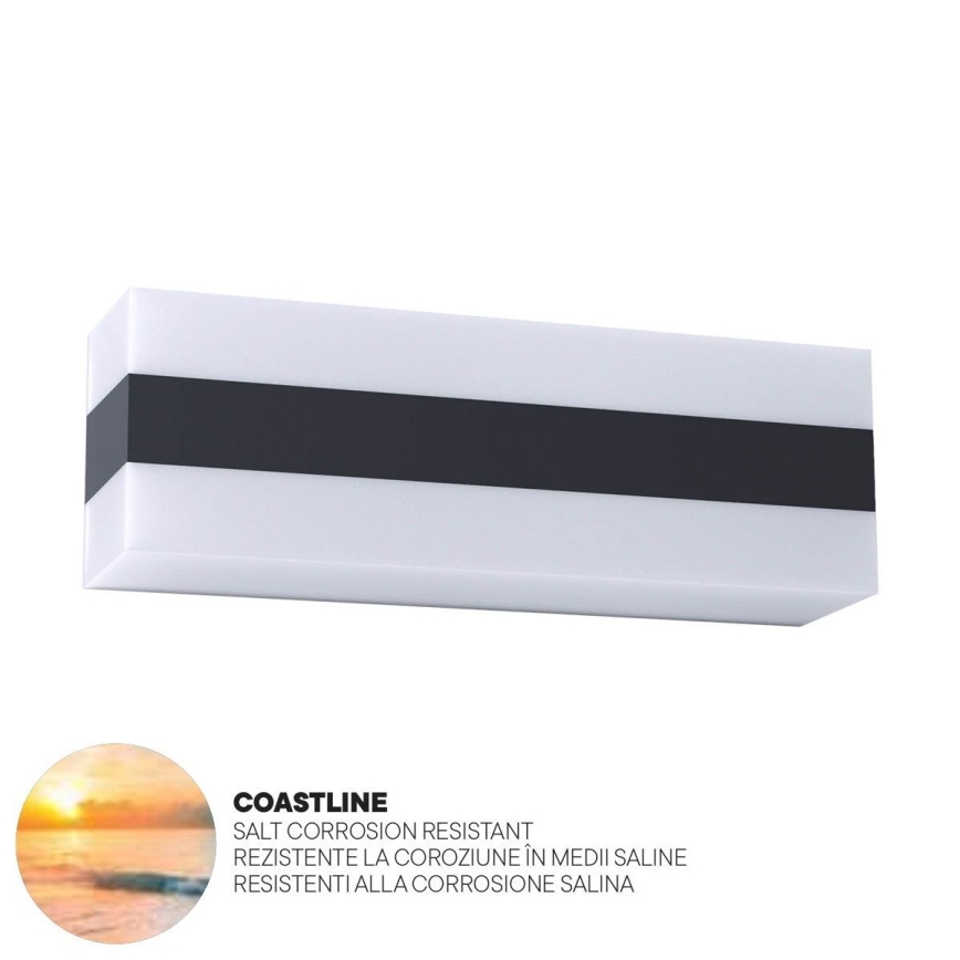 Redo 90330 - LED Outdoor wall light KODIAK LED/12W/230V IP65 white/black