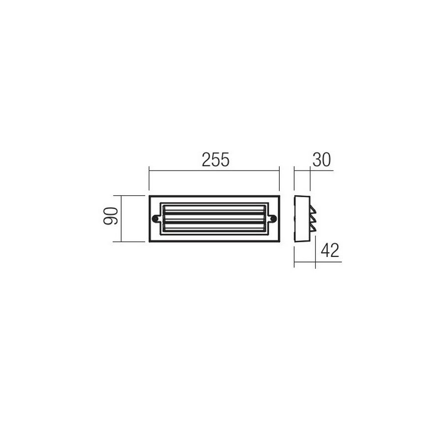 Redo 90330 - LED Outdoor wall light KRUP LED/6W/230V IP65 anthracite