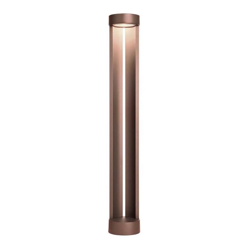 Redo 90366 - ZEUS LED Outdoor Lamp, 11.5W/230V, 3000K, 75 cm, IP54, brown